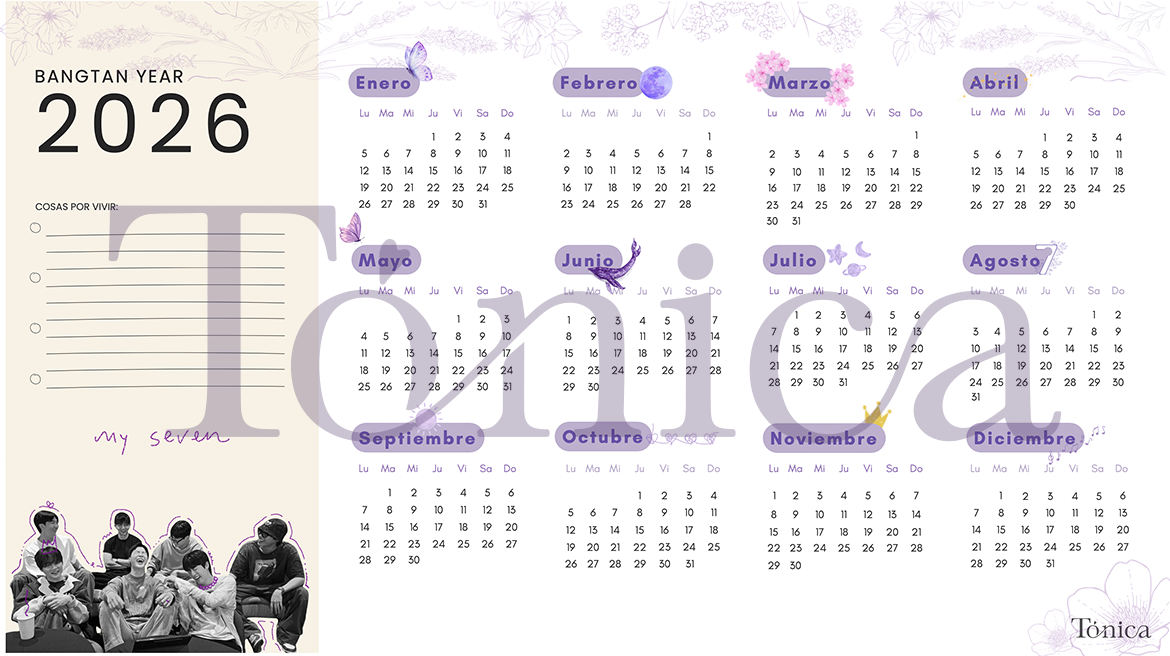 Bangtan Year 2026 Español - Imagen 2
